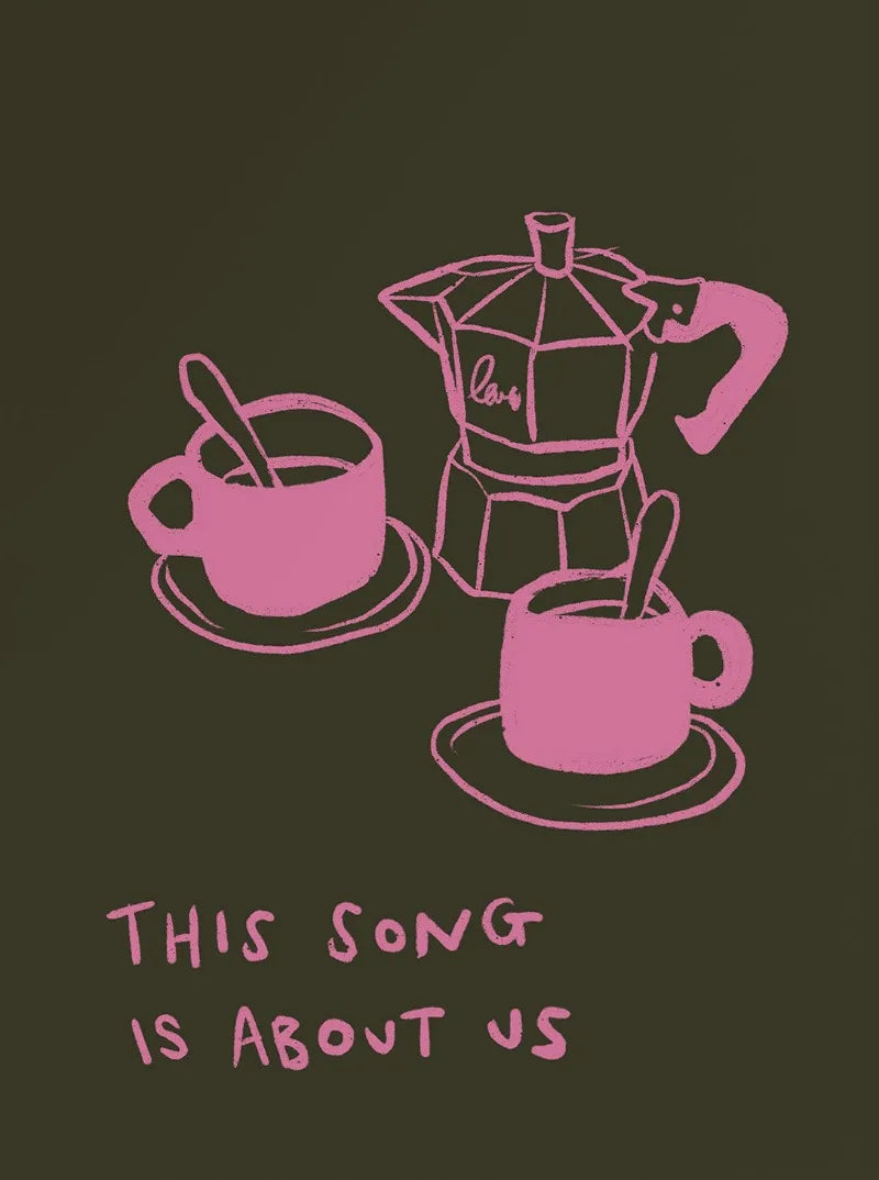 Café Mon Amour Poster | The song is about us.