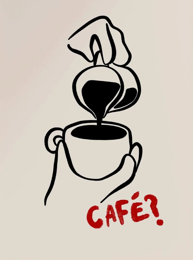 Café Mon Amour Poster | Cafe? Again?