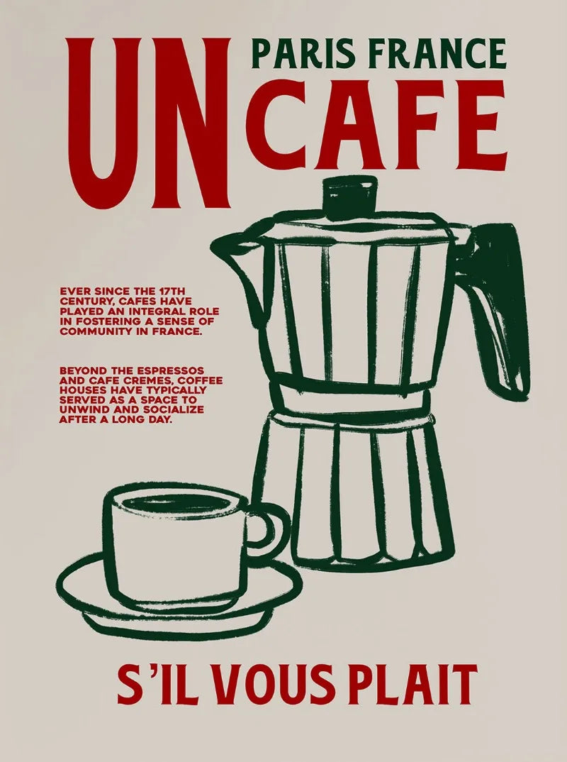 Café Mon Amour Poster | UnCafe