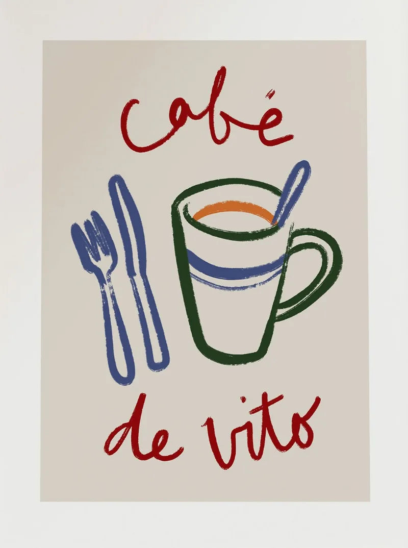 Café Mon Amour Poster | Cafe de vito