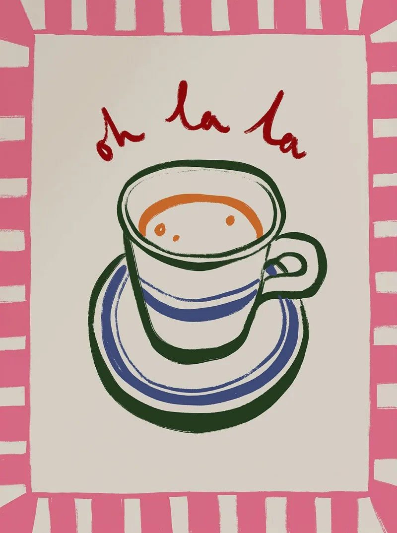 Café Mon Amour Poster | Oh La La