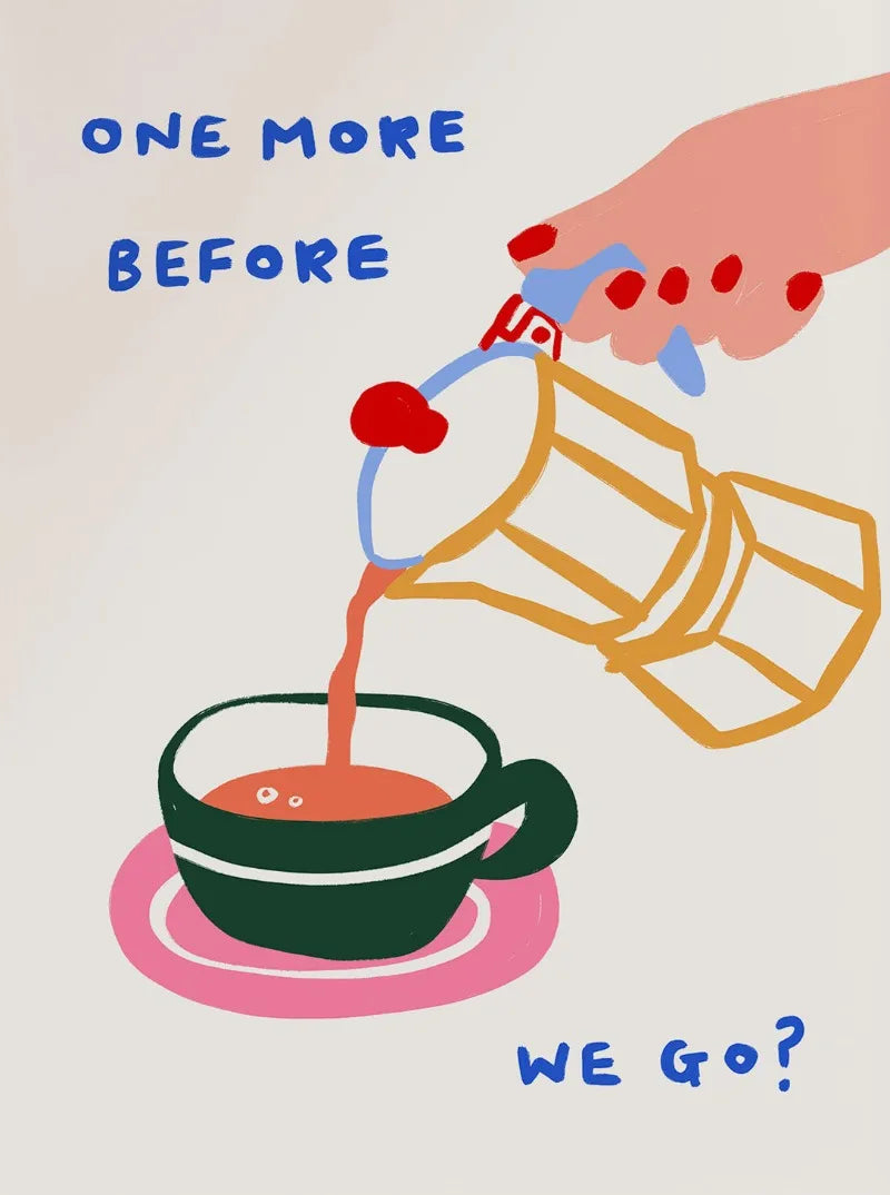 Café Mon Amour Poster | One More Before We Go?