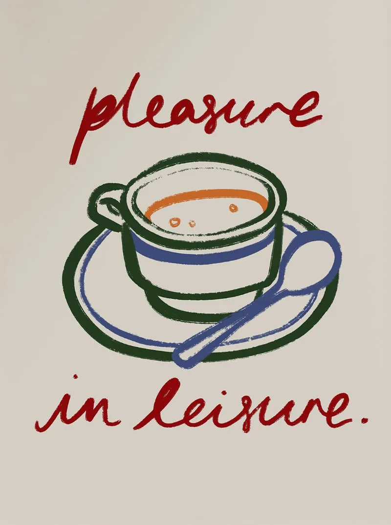 Café Mon Amour Poster | Pleasure in leisure.