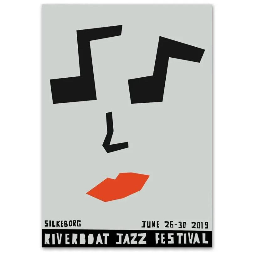 Abstract Wine Jazz Festival Poster | Music Soul