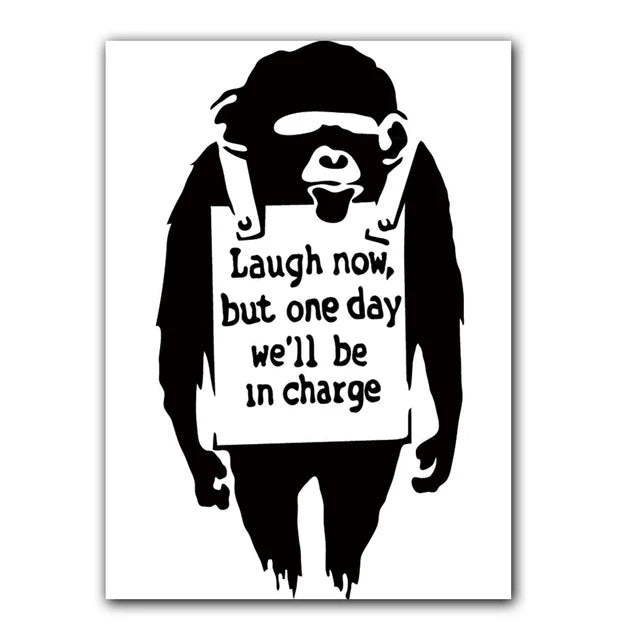 Banksy Artwork Canvas Print | Change