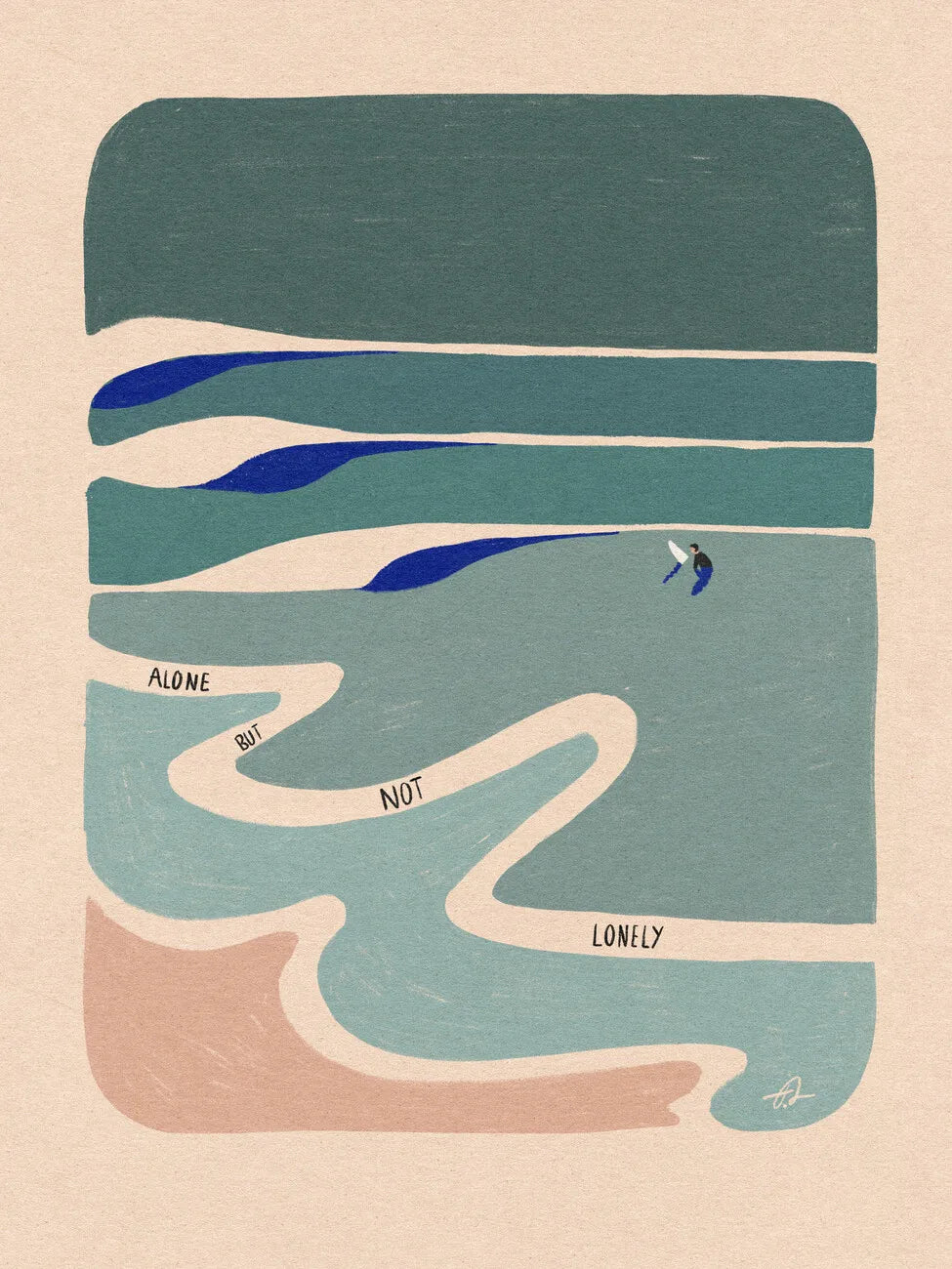 Minimalistic Surfing Poster | 7