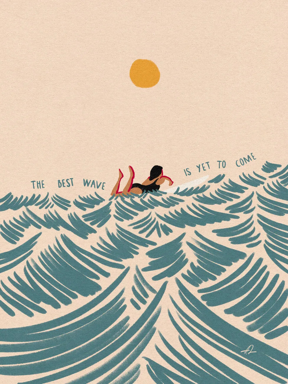 Minimalistic Surfing Poster | 12