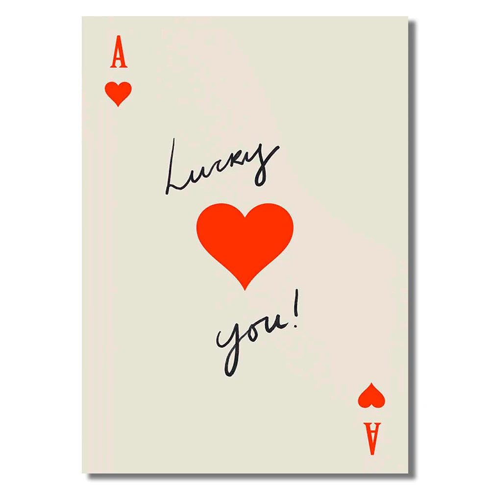 Cute Typography Poster | | Lucky Youu