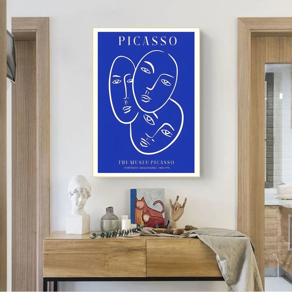 Abstract Klein Blue Poster | Picasso