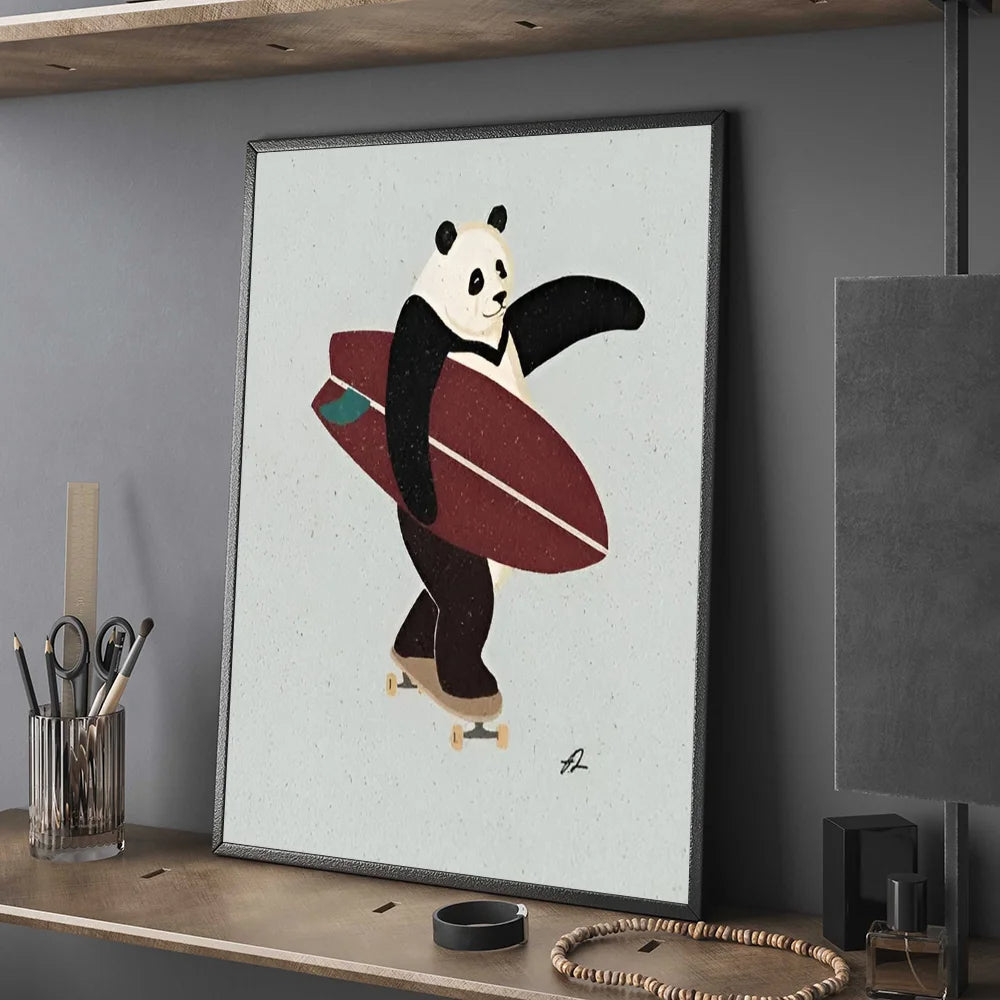 Funny Surfing Animal | Surfing Panda